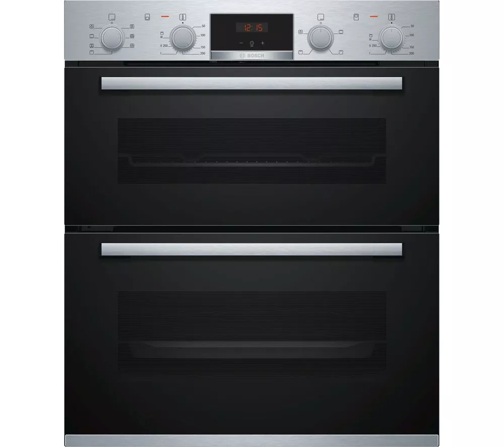 BOSCH Series 4 NBS533BS0B Electric Built-under Double Oven - Stainless Steel