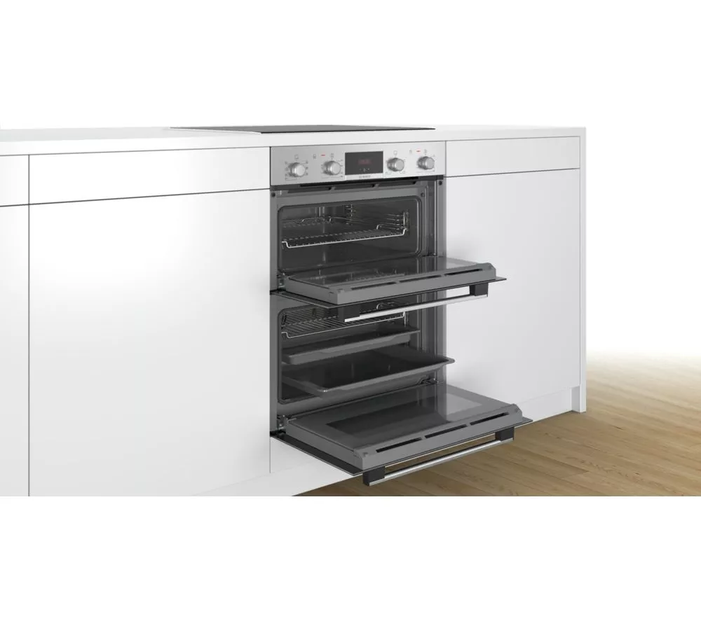 BOSCH Series 4 NBS533BS0B Electric Built-under Double Oven - Stainless Steel