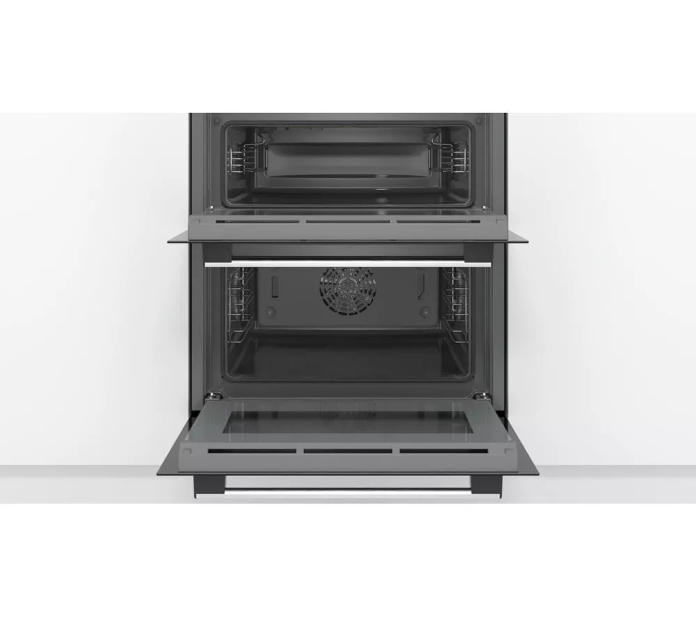 BOSCH Series 4 NBS533BS0B Electric Built-under Double Oven - Stainless Steel