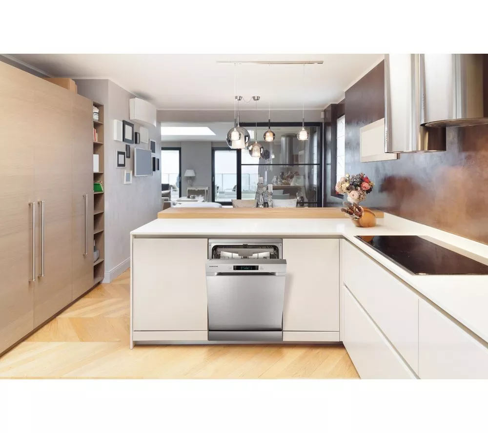 SAMSUNG Series 6 DW60M6050FS Full-size Dishwasher - Stainless Steel