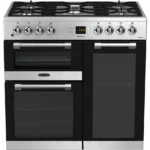 LEISURE CK90F530X 90 cm Dual Fuel Range Cooker - Stainless Steel & Chrome