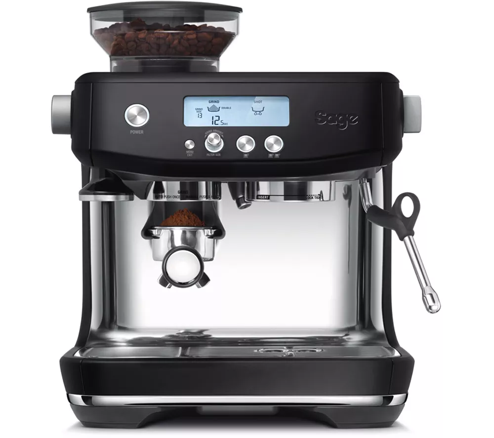 SAGE the Barista Pro SES878 Bean to Cup Coffee Machine - Black Truffle