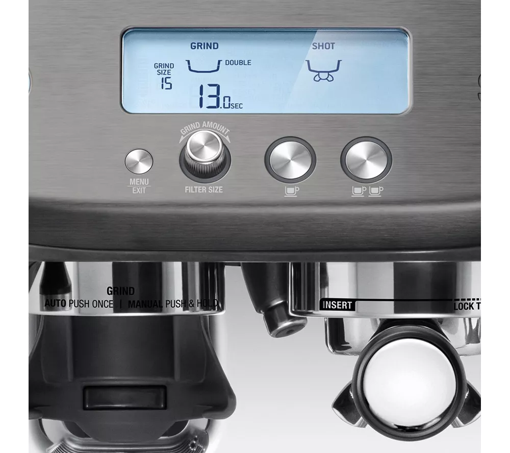 SAGE the Barista Pro SES878 Bean to Cup Coffee Machine - Black Stainless Steel
