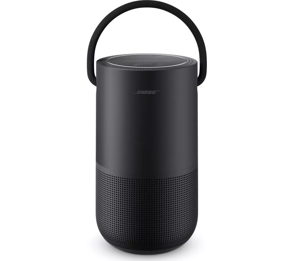 BOSE Portable Wireless Multi-room Home Speaker with Google Assistant & Amazon Alexa - Black