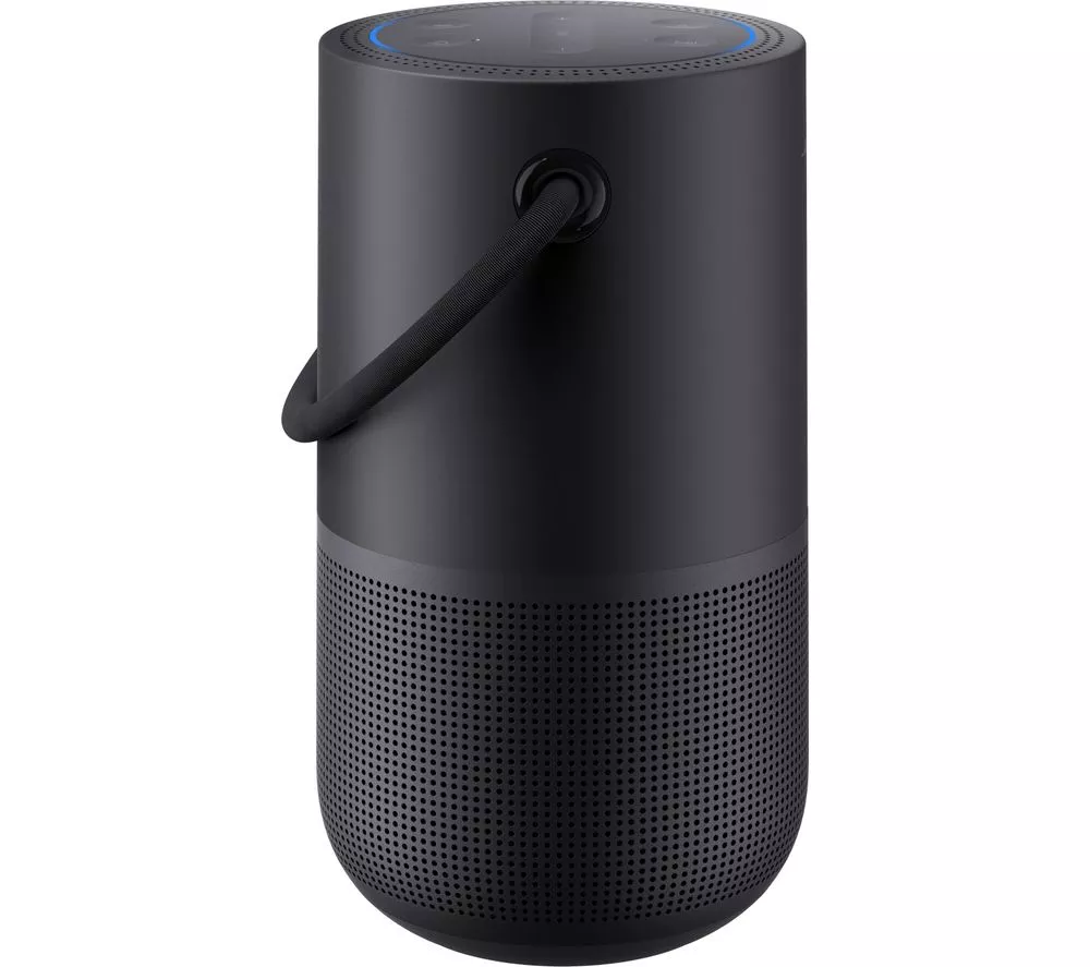 BOSE Portable Wireless Multi-room Home Speaker with Google Assistant & Amazon Alexa - Black