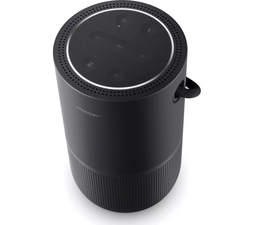 BOSE Portable Wireless Multi-room Home Speaker with Google Assistant & Amazon Alexa - Black