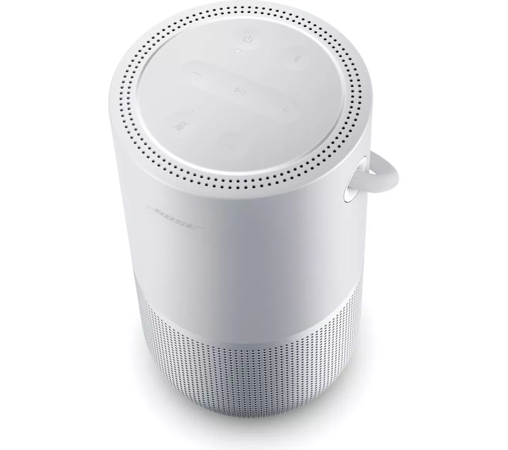 BOSE Portable Wireless Multi-room Home Smart Speaker with Google Assistant & Amazon Alexa - Silver