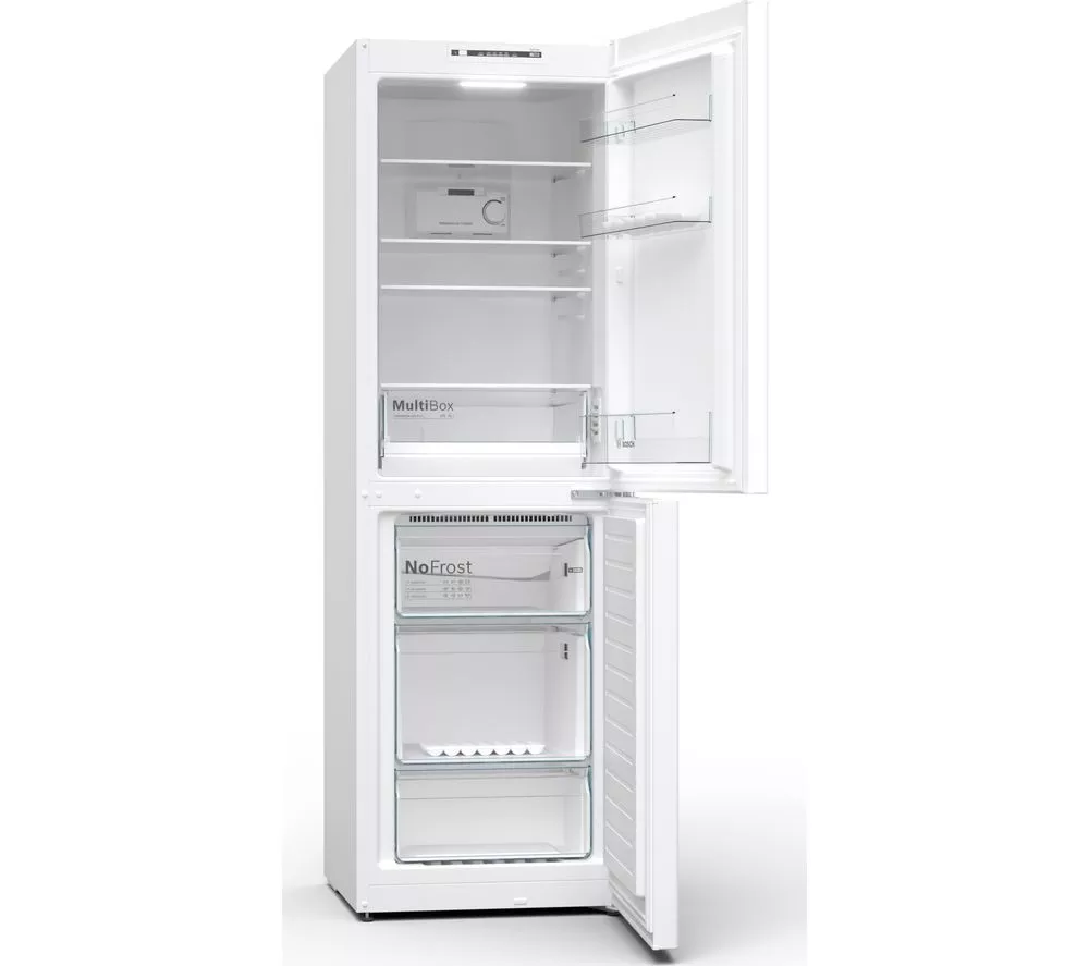 BOSCH Series 2 KGN34NWEAG 50 50 Fridge Freezer - White
