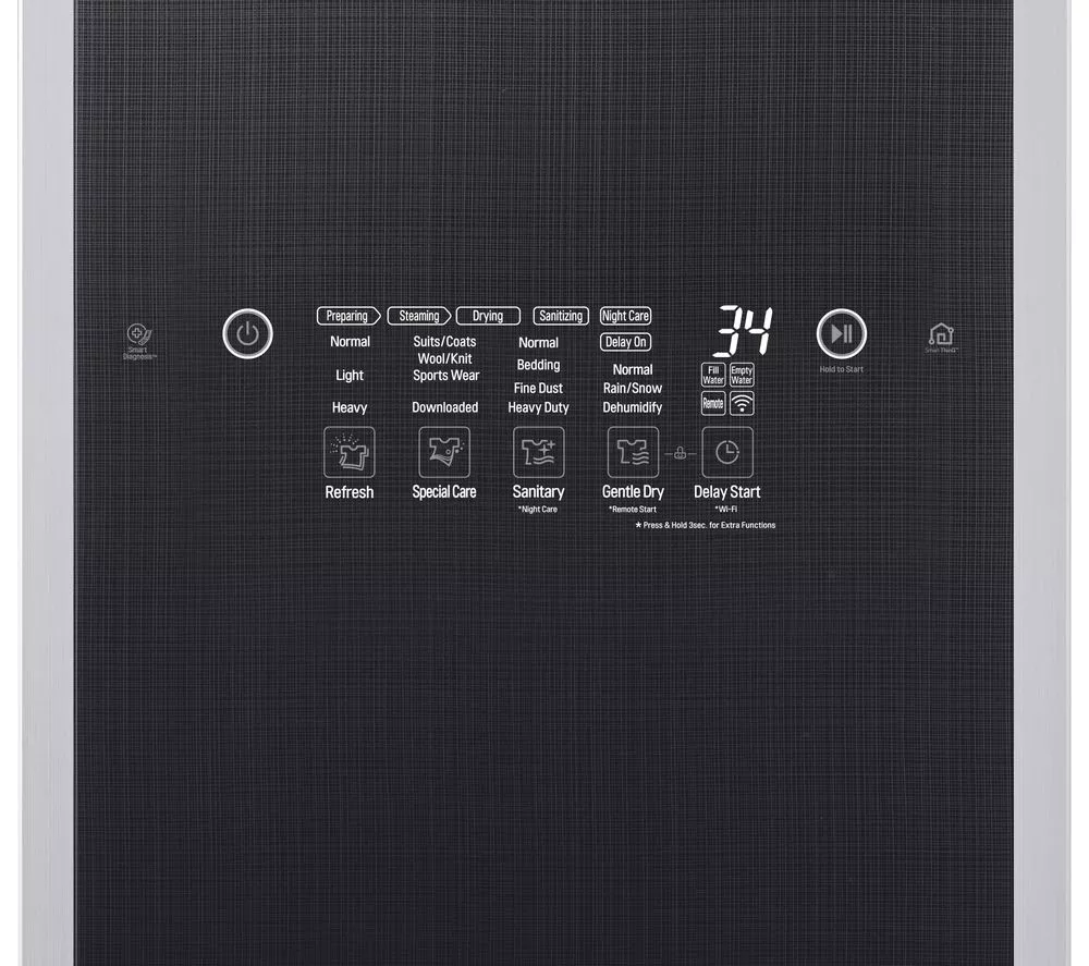 LG Styler S3BF WiFi-enabled Steam Clothing Care System - Black