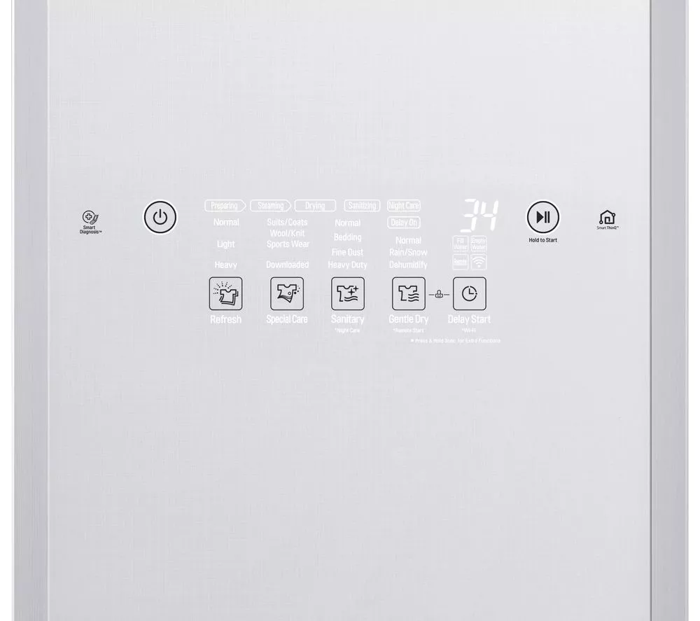 LG Styler S3WF WiFi-enabled Steam Clothing Care System - White