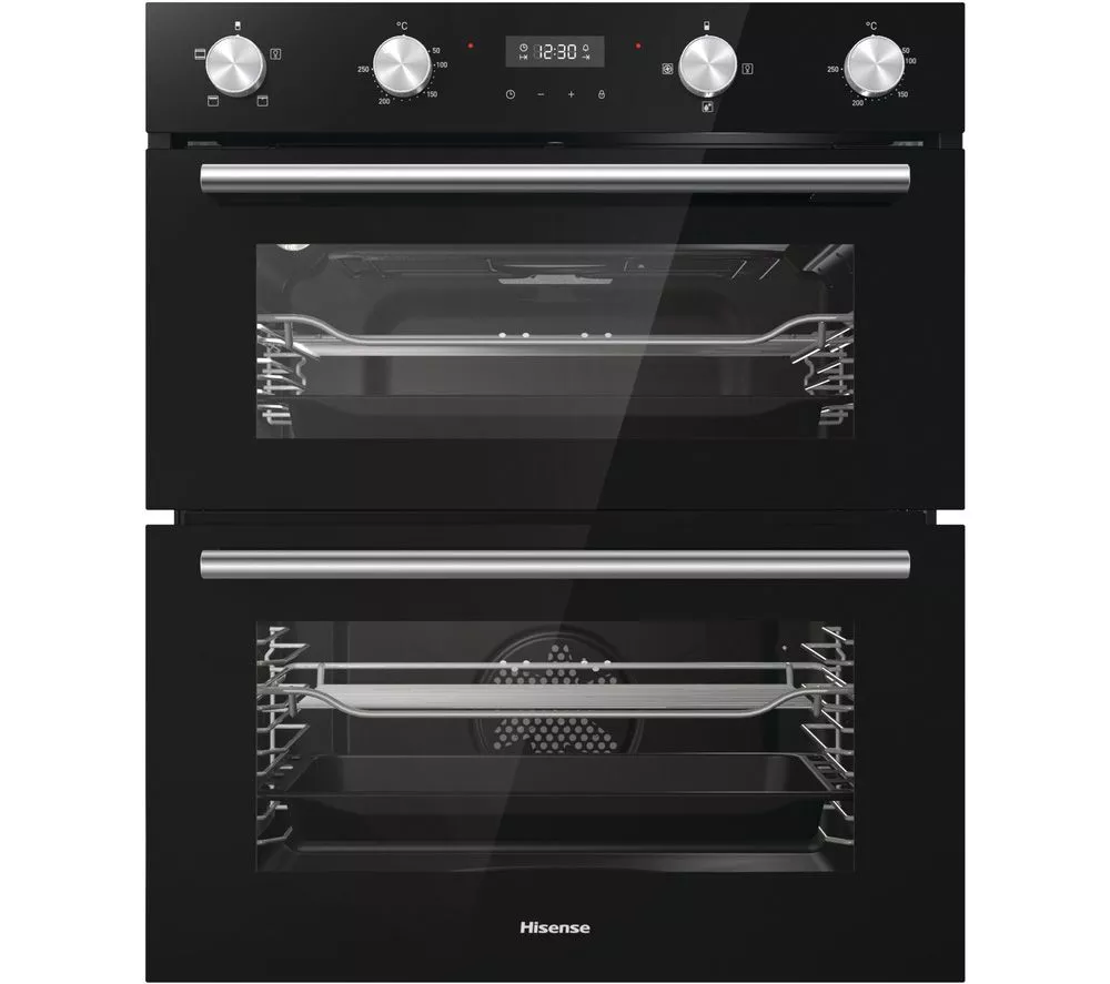HISENSE BID75211BGUK Electric Built-under Double Oven - Black