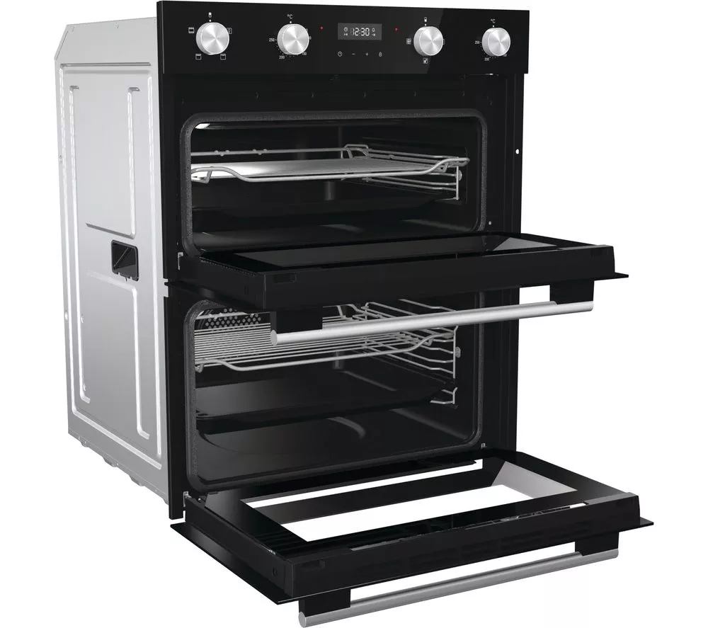 HISENSE BID75211BGUK Electric Built-under Double Oven - Black