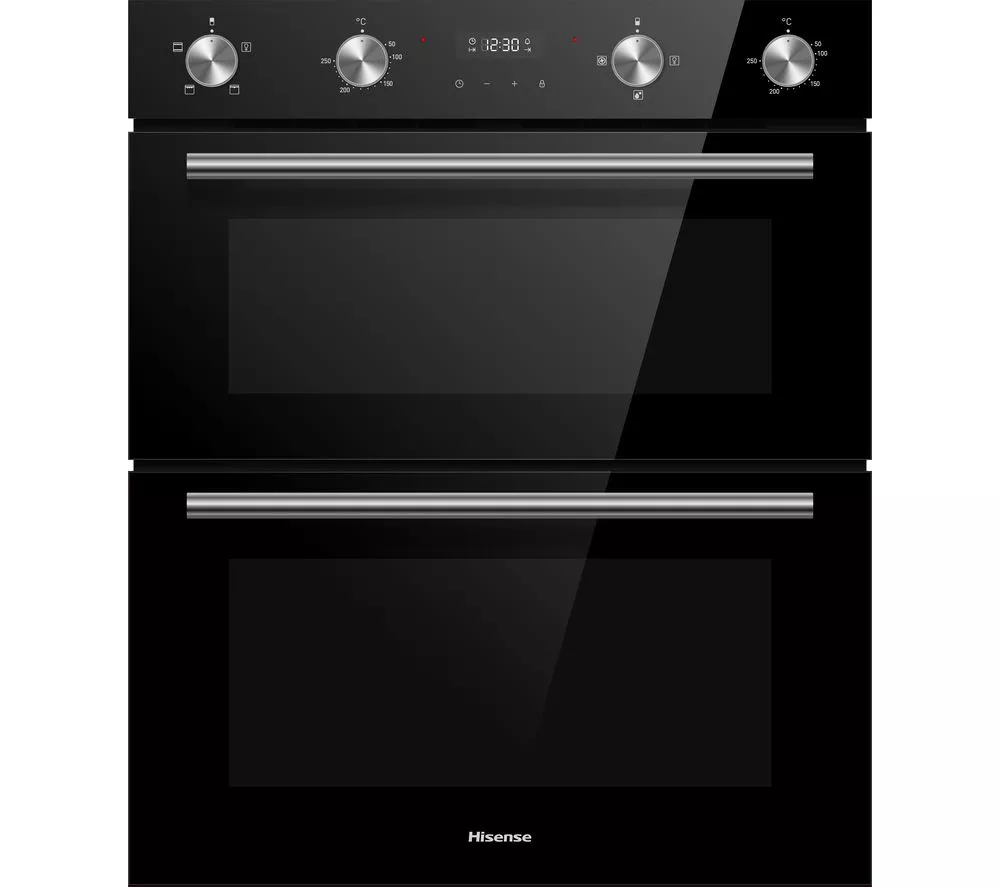 HISENSE BID75211BGUK Electric Built-under Double Oven - Black