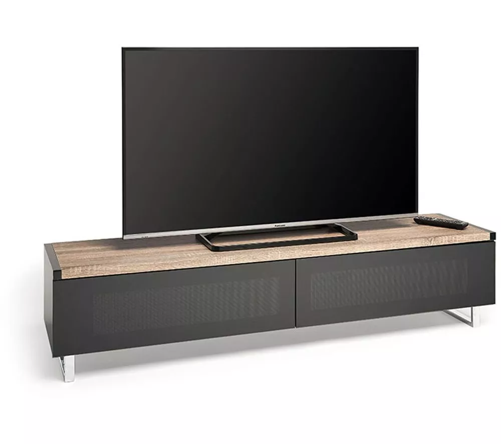 AVF Panorama PM160LOGO 1600 mm TV Stand – Grey Oak