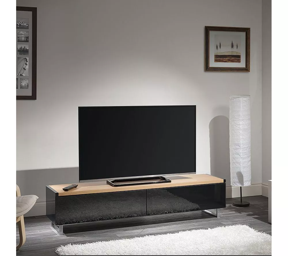 AVF Panorama PM160LOGO 1600 mm TV Stand – Grey Oak