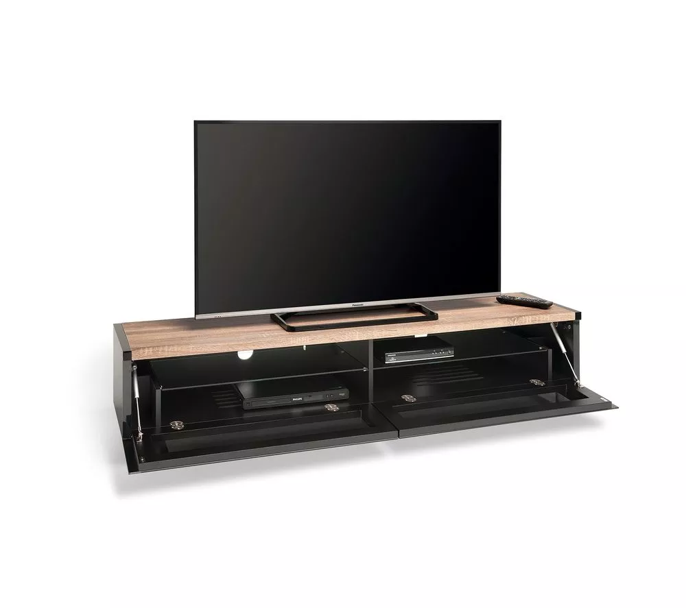 AVF Panorama PM160LOGO 1600 mm TV Stand – Grey Oak