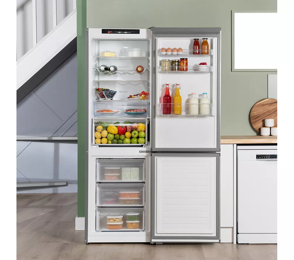BOSCH Series 4 KGN362LDFG 70 30 Fridge Freezer - Inox