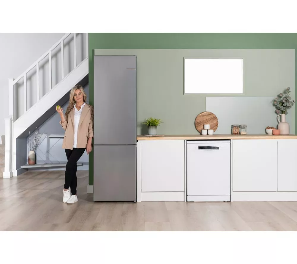 BOSCH Series 4 KGN392LDFG 70 30 Fridge Freezer - Inox