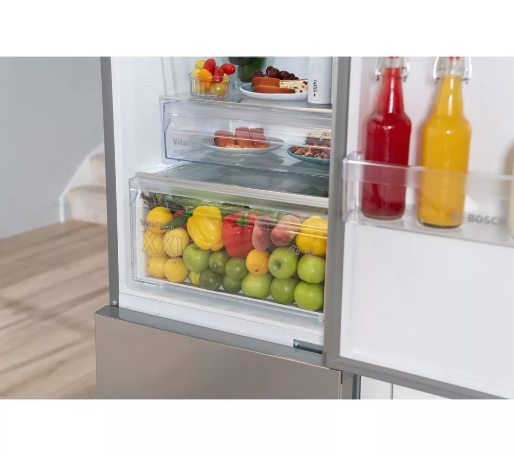 BOSCH Series 4 KGN392LDFG 70 30 Fridge Freezer - Inox