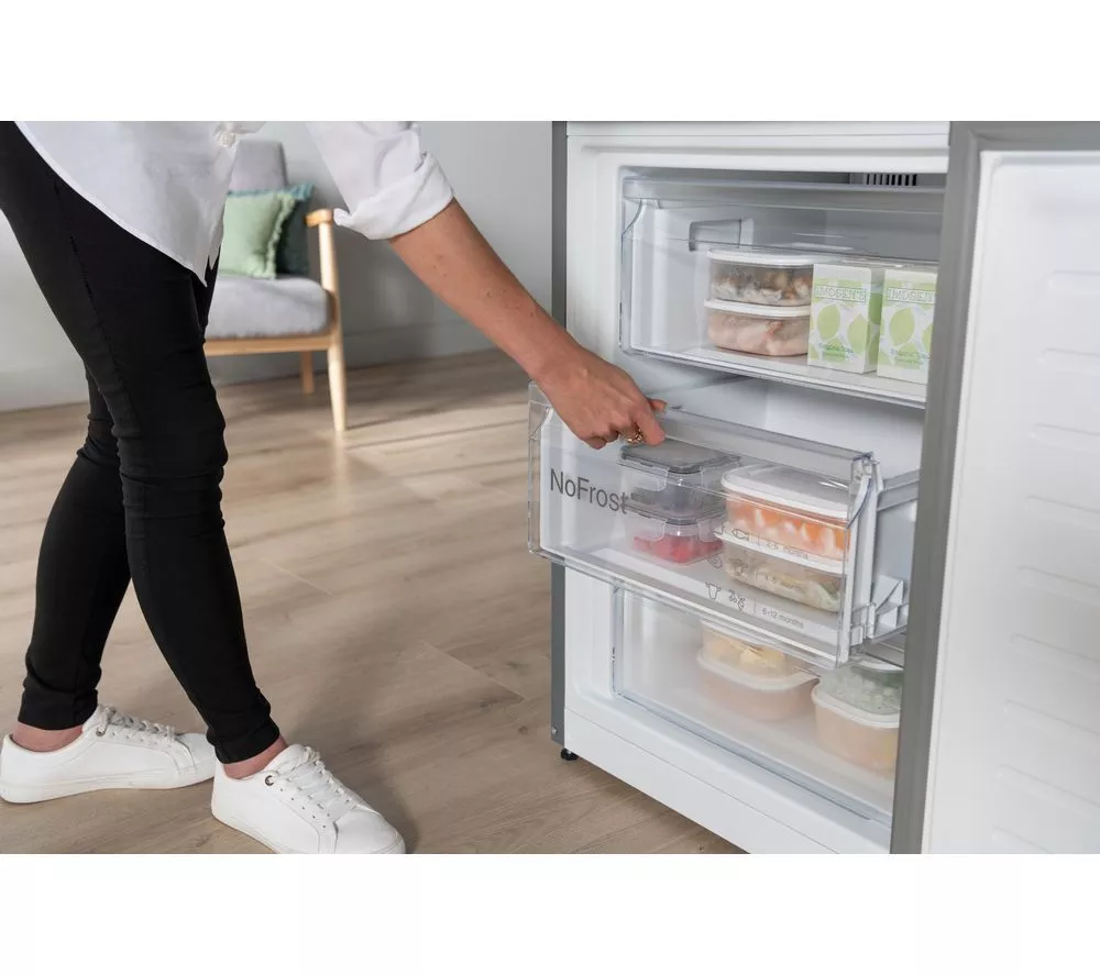 BOSCH Series 4 KGN392LDFG 70 30 Fridge Freezer - Inox