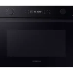 SAMSUNG Bespoke Series 4 NQ5B4553FBK U4 Built-in Compact Combination Microwave - Black Glass