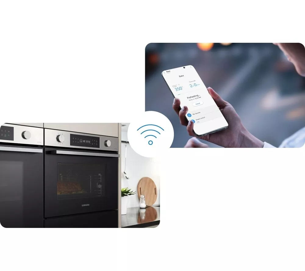 SAMSUNG Series 4 NQ5B4553FBS U4 Built-in Compact Combination Microwave - Stainless Steel