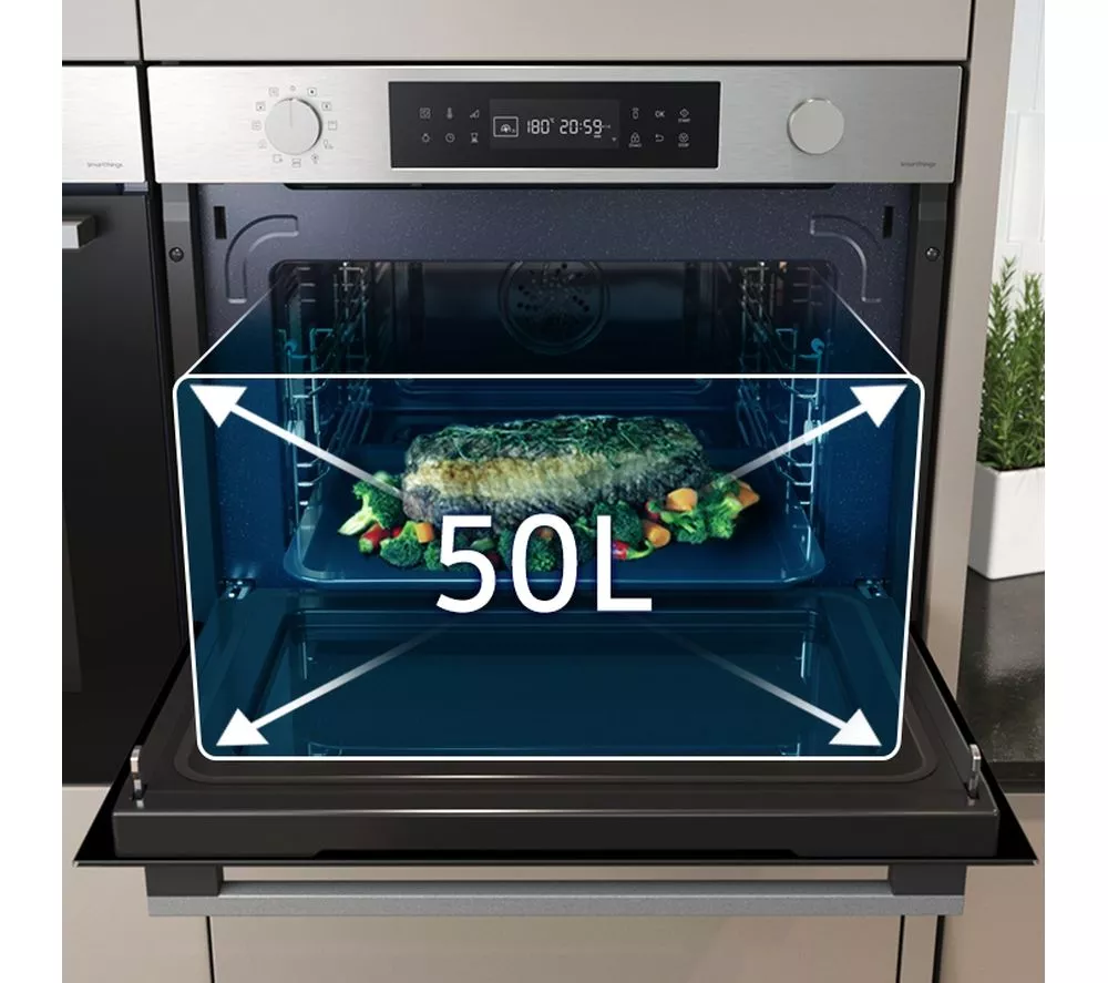 SAMSUNG Series 4 NQ5B4553FBS U4 Built-in Compact Combination Microwave - Stainless Steel