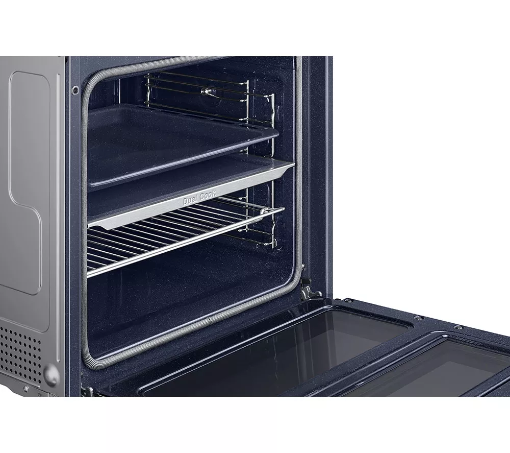 SAMSUNG Series 4 Dual Cook Flex NV7B45305AK U4 Electric Smart Oven - Clean Black