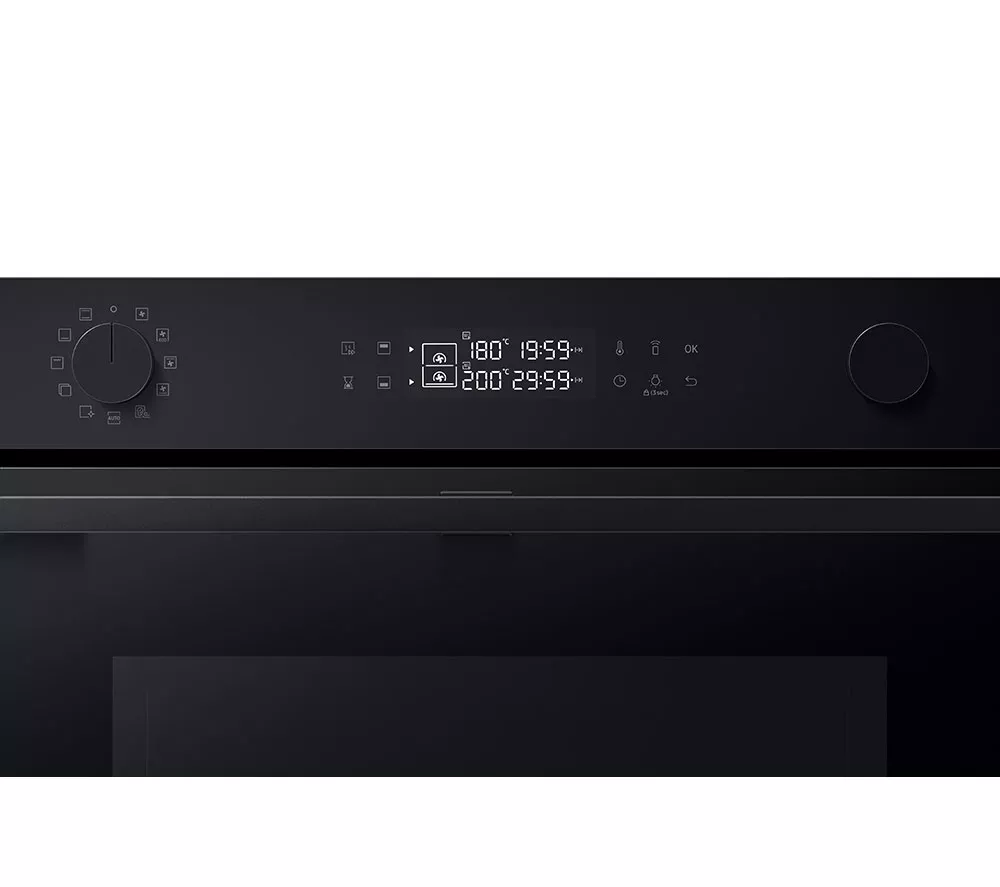 SAMSUNG Series 4 Dual Cook Flex NV7B45305AK U4 Electric Smart Oven - Clean Black