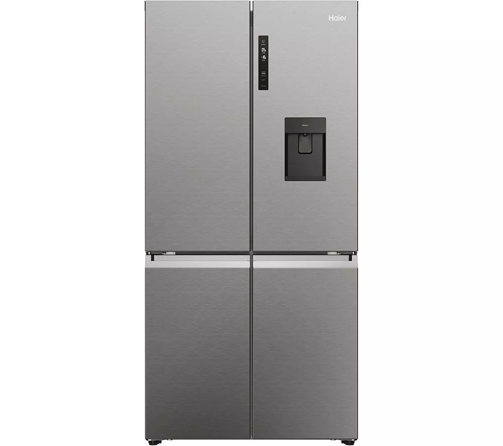HAIER HCR5919EHMP Fridge Freezer - Platinum Inox