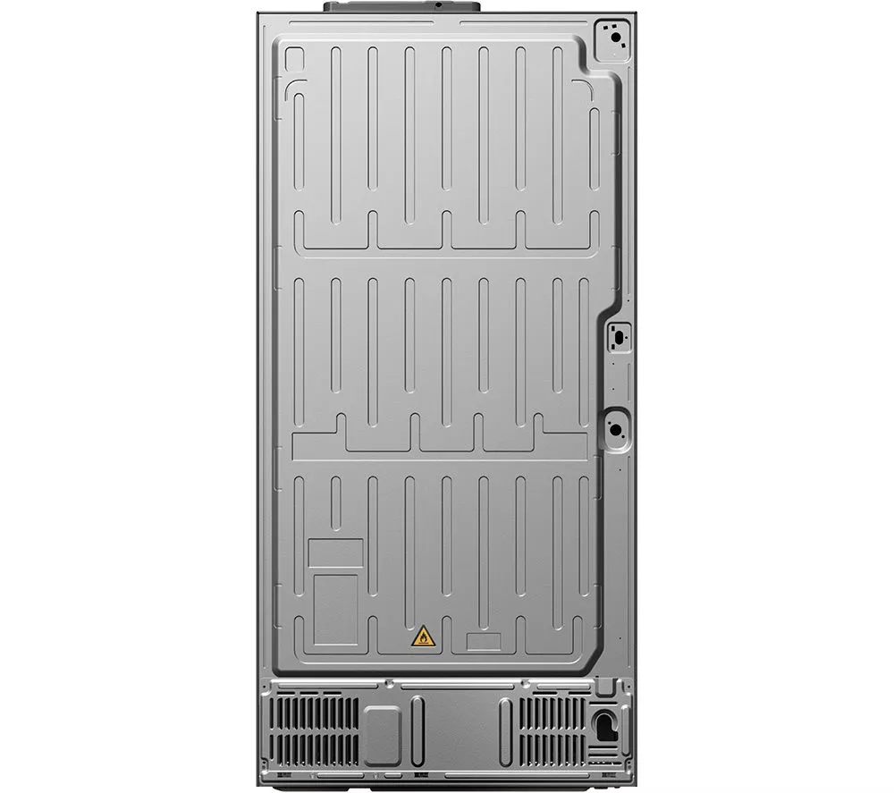 HAIER HCR5919EHMP Fridge Freezer - Platinum Inox