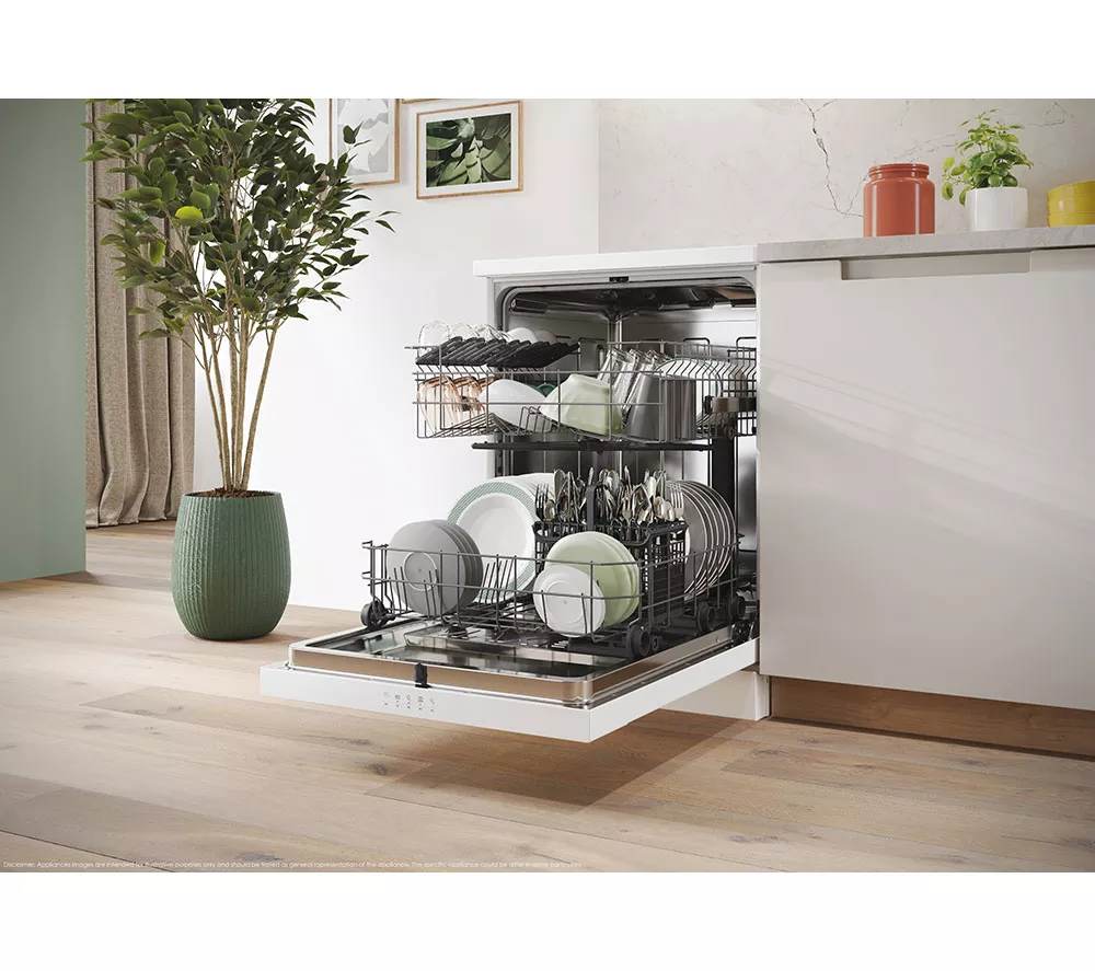 CANDY Rapido CF 3E9L0W Full-size WiFi-enabled Dishwasher - White