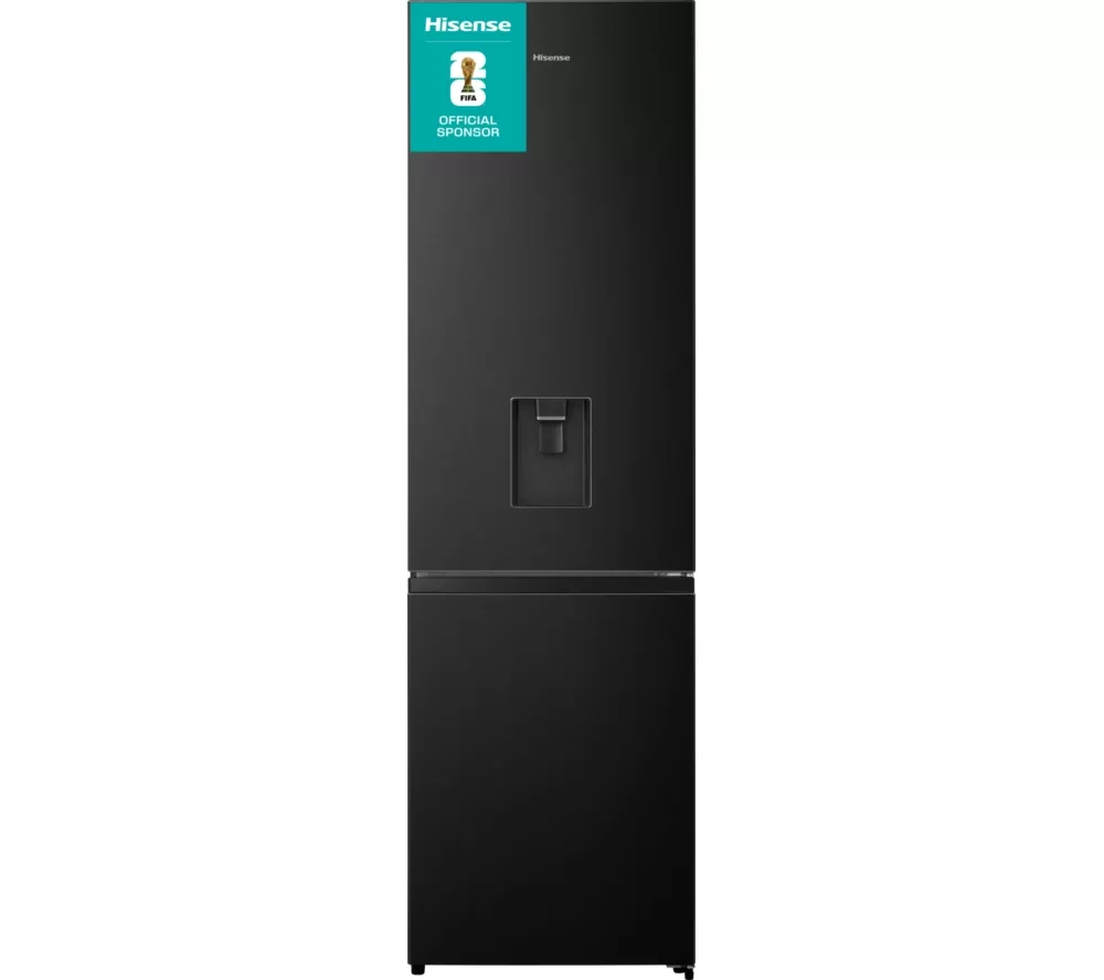 HISENSE RB435N4WFE 60 40 Fridge Freezer - Black Stainless Steel