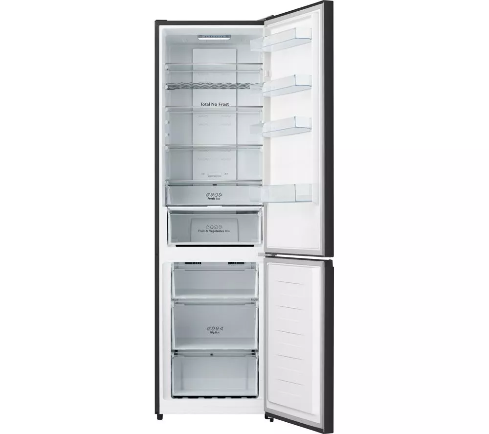 HISENSE RB435N4BFE 60 40 Fridge Freezer - Black Stainless Steel