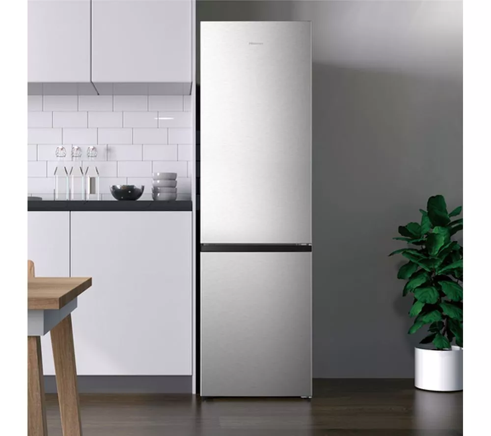HISENSE RB435N4BCE 60 40 Fridge Freezer - Stainless Steel