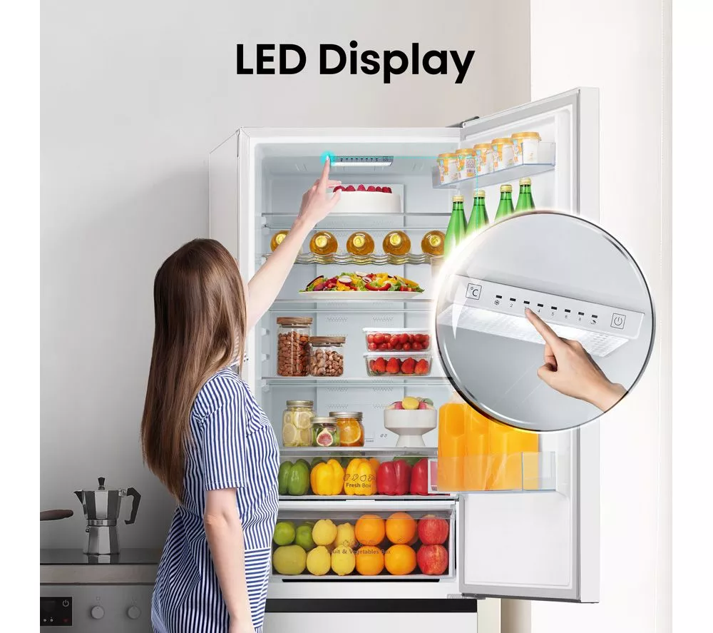 HISENSE RB435N4BWE 60 40 Fridge Freezer - White