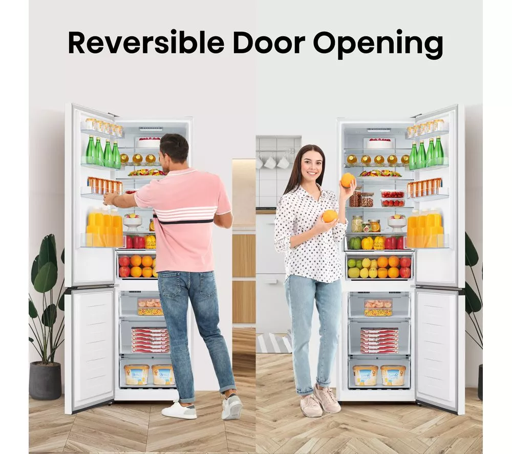 HISENSE RB435N4BWE 60 40 Fridge Freezer - White