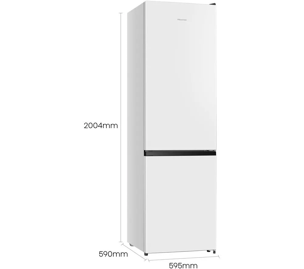 HISENSE RB435N4BWE 60 40 Fridge Freezer - White