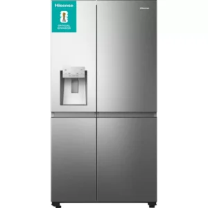 HISENSE PureFlat RS818N4TIE American-Style Smart Fridge Freezer - Grey Stainless Steel