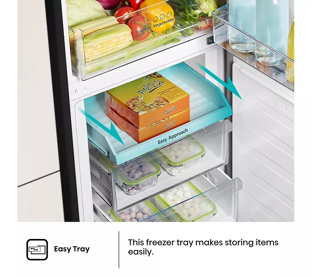 HISENSE RB327N4BBE 50 50 Fridge Freezer - Black & Steel