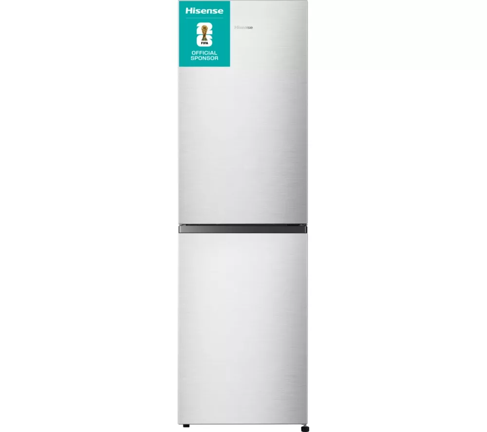 HISENSE RB327N4BCE 50 50 Fridge Freezer - Stainless Steel