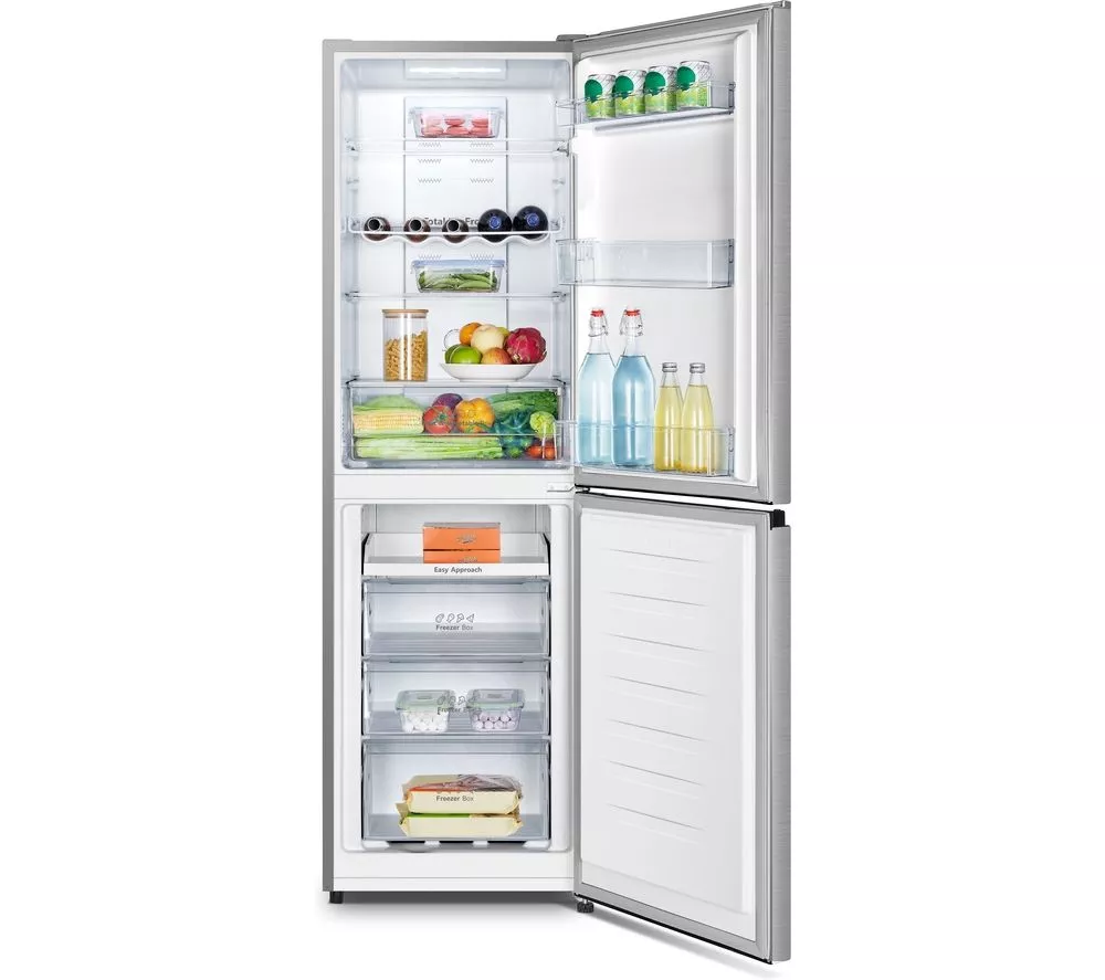 HISENSE RB327N4BCE 50 50 Fridge Freezer - Stainless Steel
