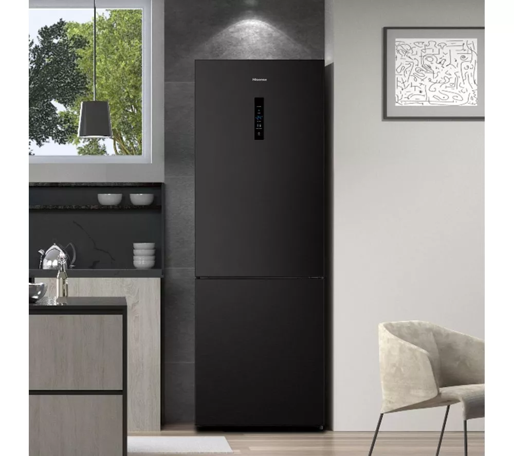 HISENSE RB645N4BFE 60 40 Fridge Freezer - Black