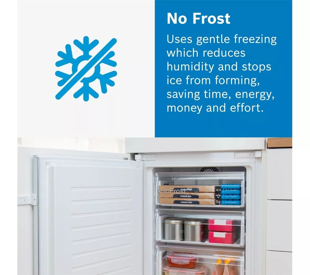 BOSCH KGN27NWEAG 50 50 Fridge Freezer - White