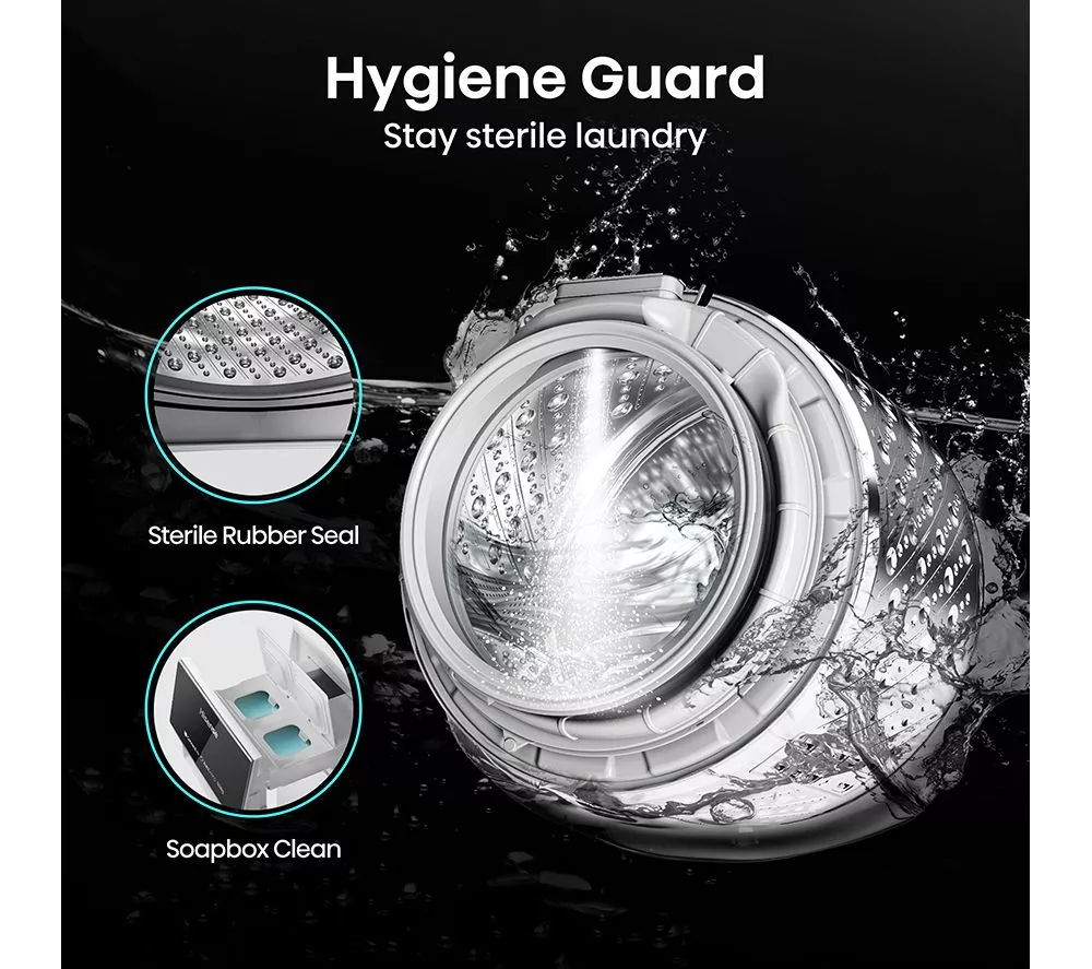 HISENSE 5S Series Auto Dosing WF5S1245BW WiFi-enabled 12 kg 1400 Spin Washing Machine - White