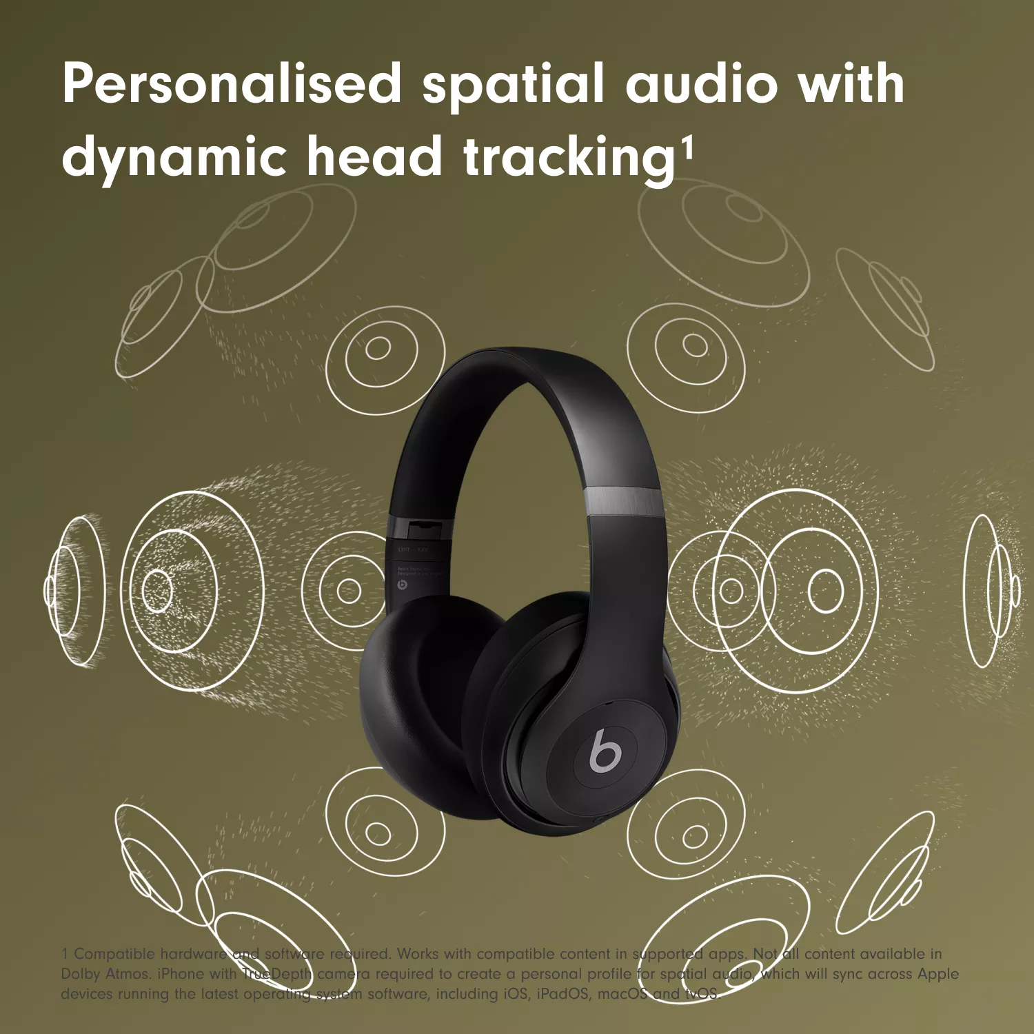 BEATS Studio Pro Wireless Bluetooth Noise-Cancelling Headphones - Black