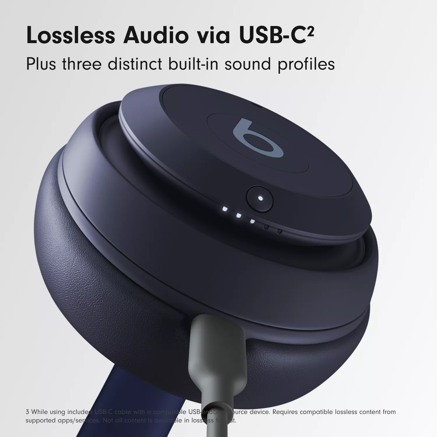BEATS Studio Pro Wireless Bluetooth Noise-Cancelling Headphones - Navy