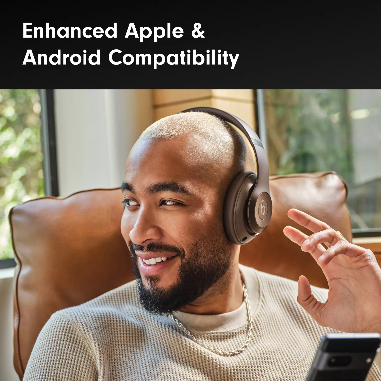 BEATS Studio Pro Wireless Bluetooth Noise-Cancelling Headphones - Deep Brown
