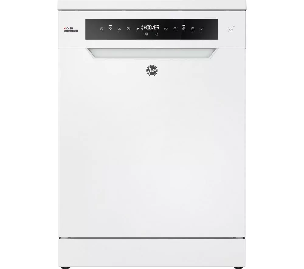 HOOVER H-Dish 600 H6F 6B4S1PWUK-80 Full-size WiFi-enabled Dishwasher - White