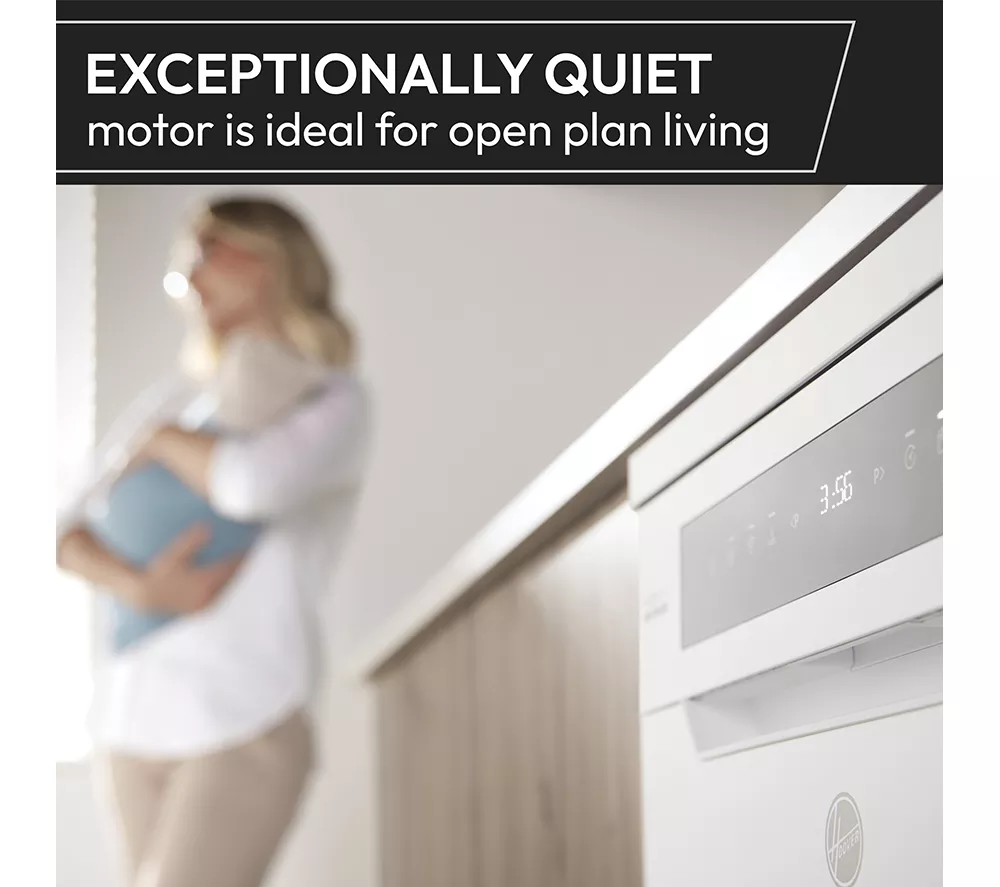 HOOVER H-Dish 600 H6F 6B4S1PWUK-80 Full-size WiFi-enabled Dishwasher - White